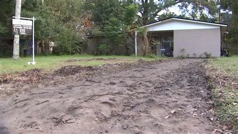 ‘My driveway’s gone’: Florida woman says concrete slab outside her home was stolen